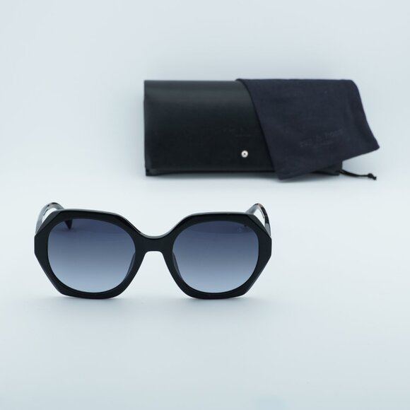 Rag & Bone RNB1078/S 0807 9O Geometric Sunglasses - Black/Dark Havana/Grey - Picture 2 of 9